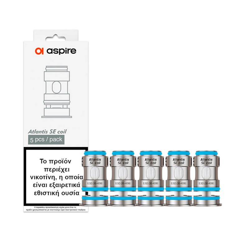 Κεφαλες Coils Aspire SE Atlantis GT 0.18ohm/0.3ohm