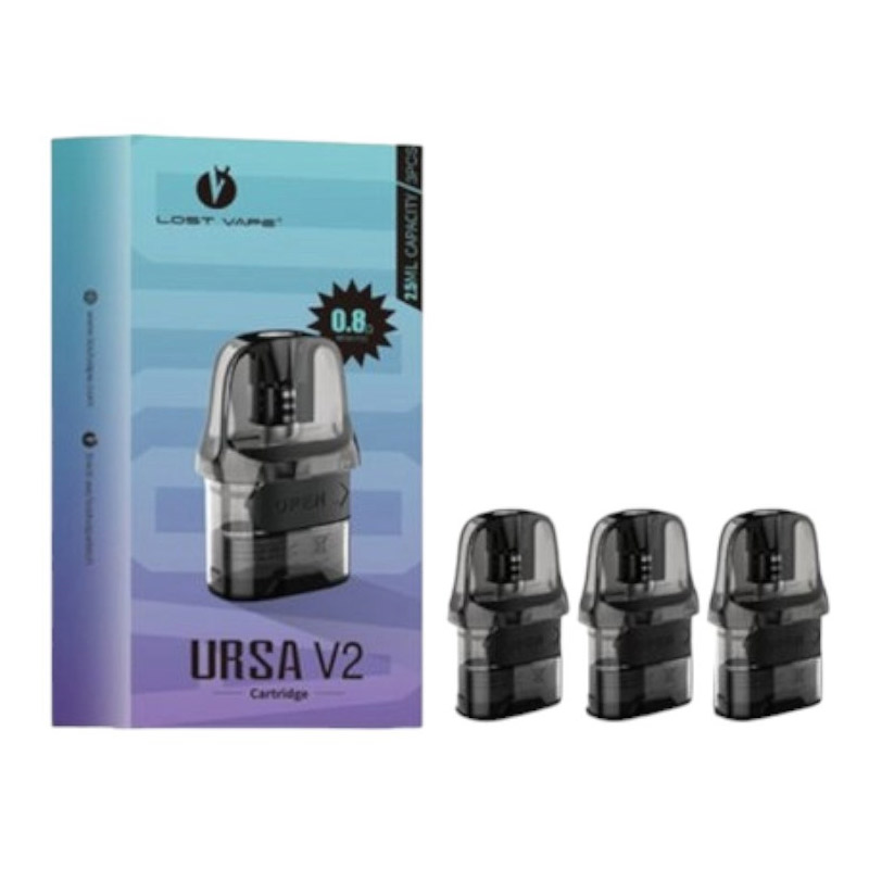 Δεξαμενες Pod Tank 2.5ml Ursa Nano V2 Lost Vape 3 τμχ