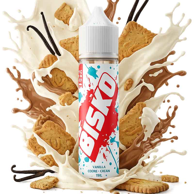 Bisko Vanilla Cookie Cream Reload Flavor Shot 60ml