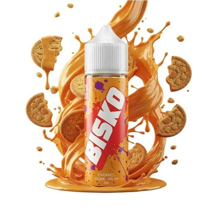 Bisko Caramel Cookie Cream Reload Flavor Shot 60ml