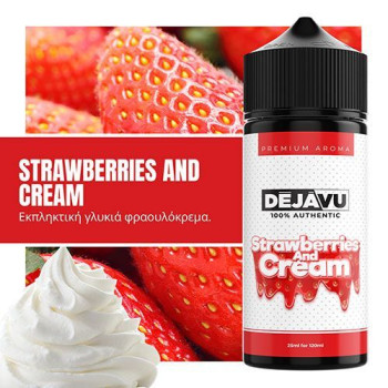 Dejavu Strawberries And Cream Flavor Shot 120ml