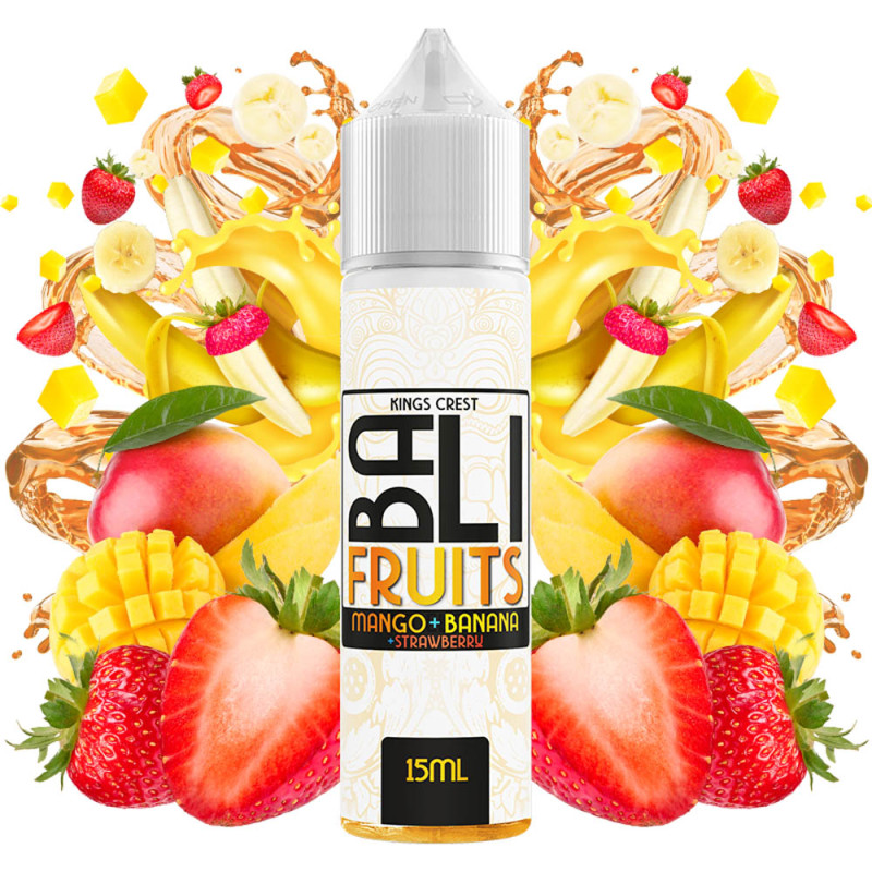 Kings Crest Bali Fruits Mango Banana Strawberry 60ml
