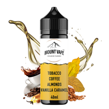 Tobacco Coffee Almonds Vanilla Caramel Mount Vape 120ml