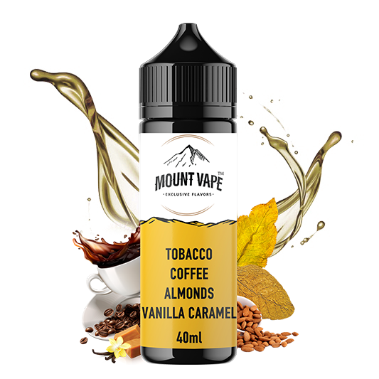 Tobacco Coffee Almonds Vanilla Caramel Mount Vape 120ml