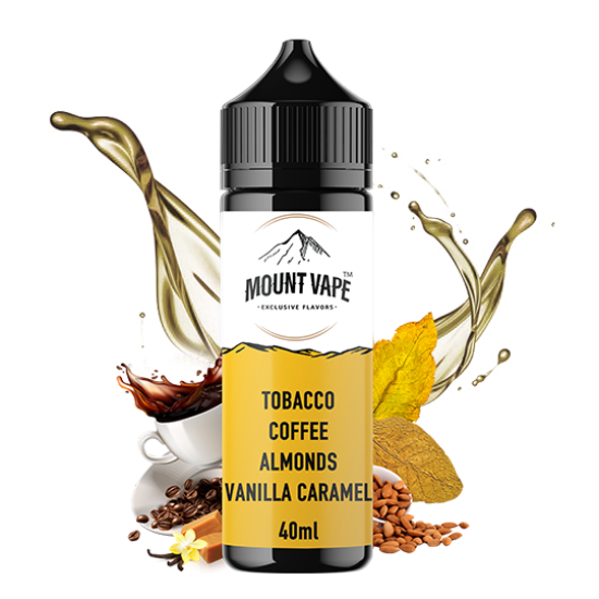 Tobacco Coffee Almonds Vanilla Caramel Mount Vape 120ml