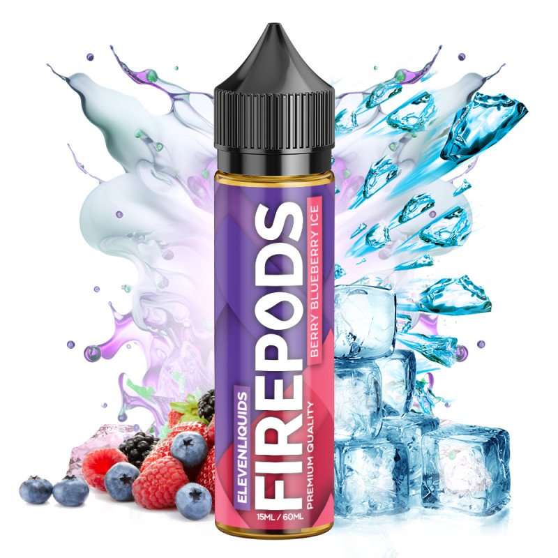 Firepods Berries Blueberries Ice Flavor Shot 15/60ml