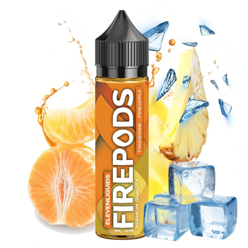 Firepods Tangerine Pineapple Ice Flavor Shot 15/60ml
