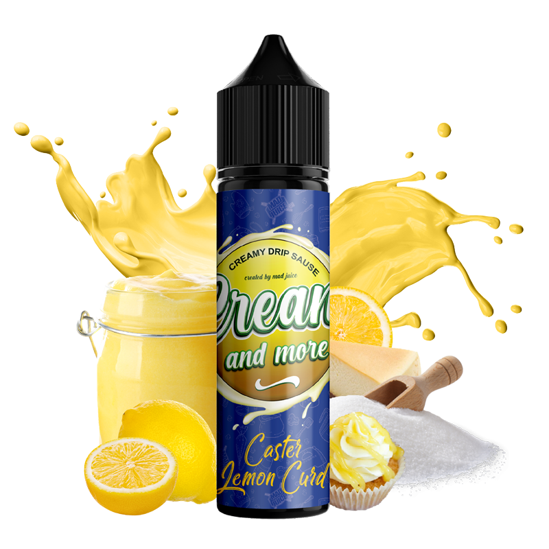 Caster Lemon Curd Cream And More Mad Juice 60ml