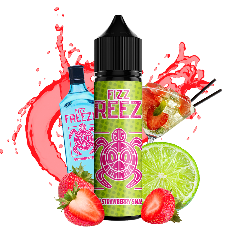 Gin Strawberry Smash Fizz Freeze Mad Juice 60ml