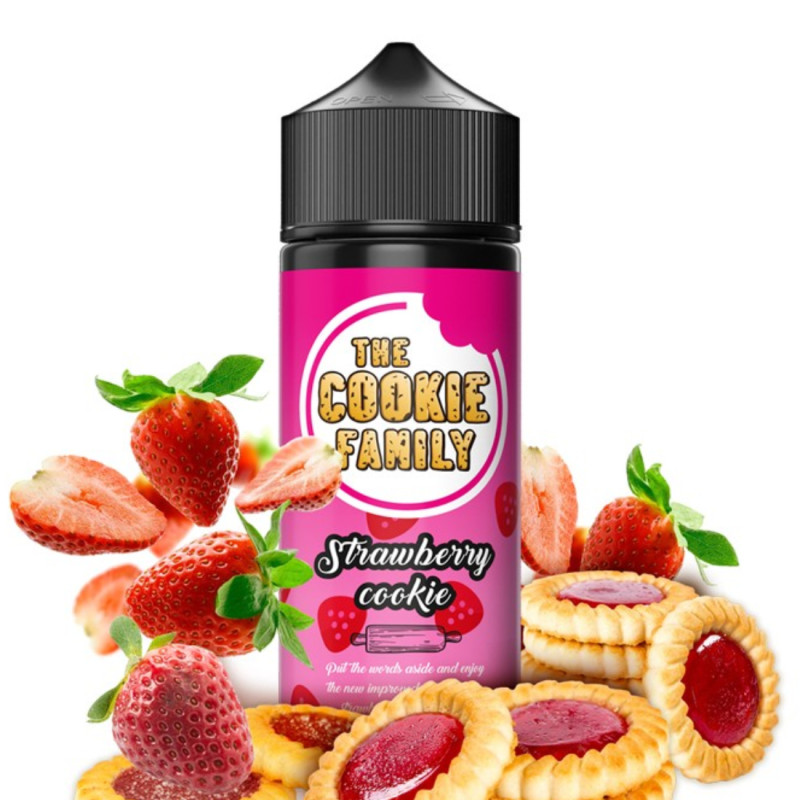Strawberry Cookie Mad Juice Cookie Family 120ml