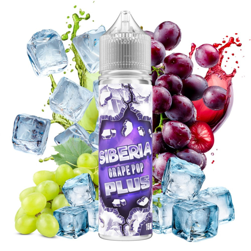 Siberia Plus Grape Pop Flavor shot 60ml