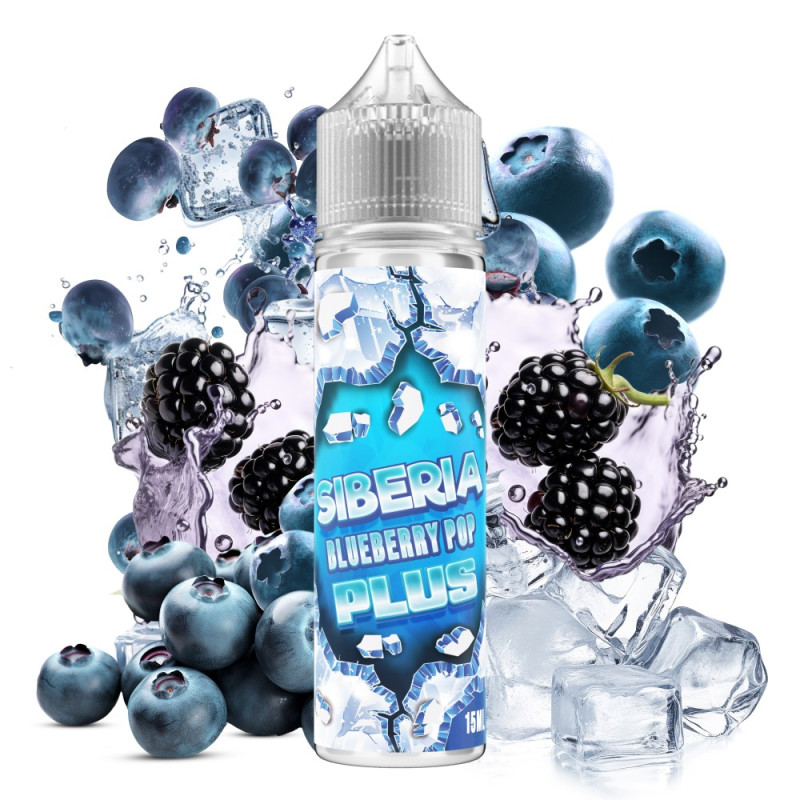 Siberia Plus Blueberry Pop Flavor shot 60ml
