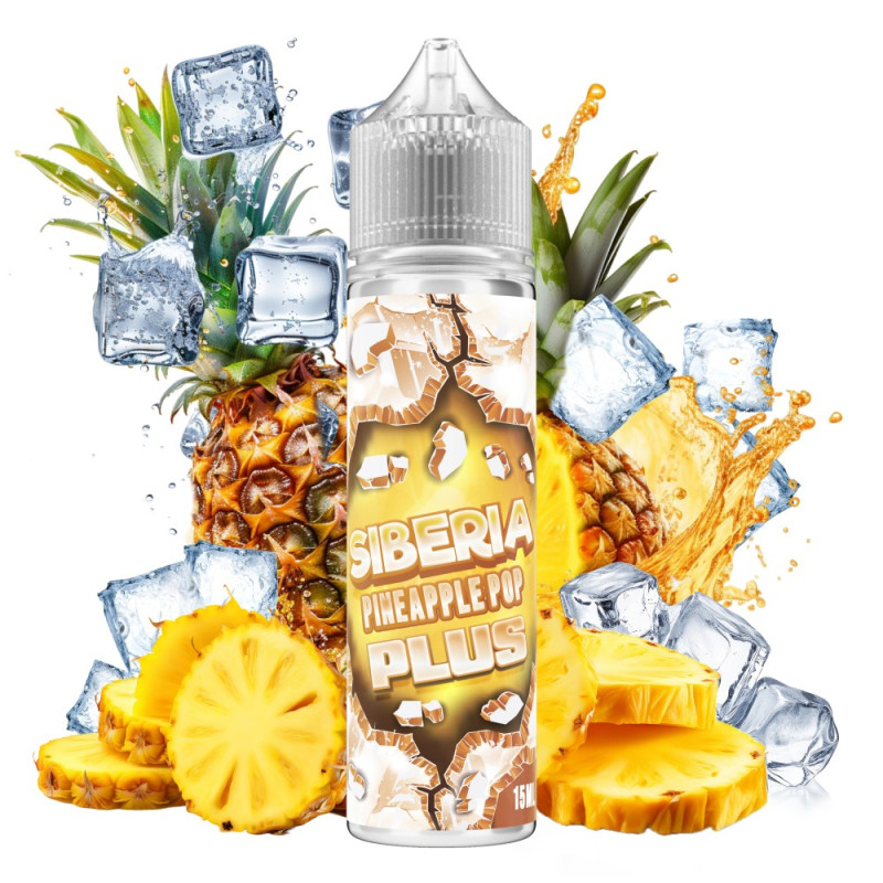 Siberia Plus Pineapple Pop Flavor shot 60ml