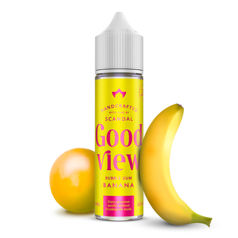 Banana Bubblegum Good View Scandal Flavors 60ml