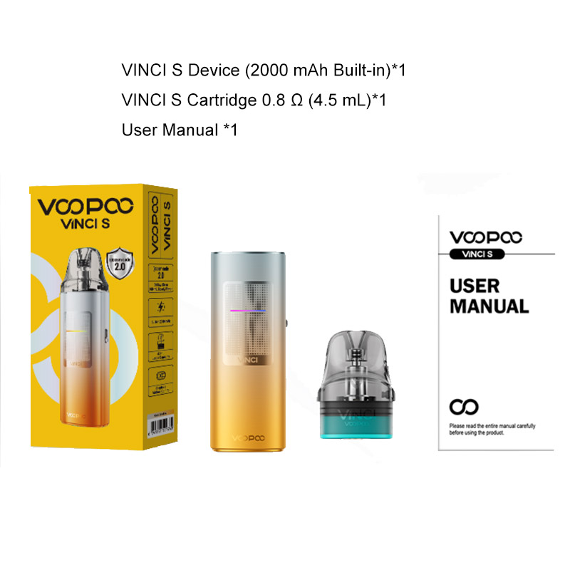 Voopoo Vinci S Pod System Kit 2000mah