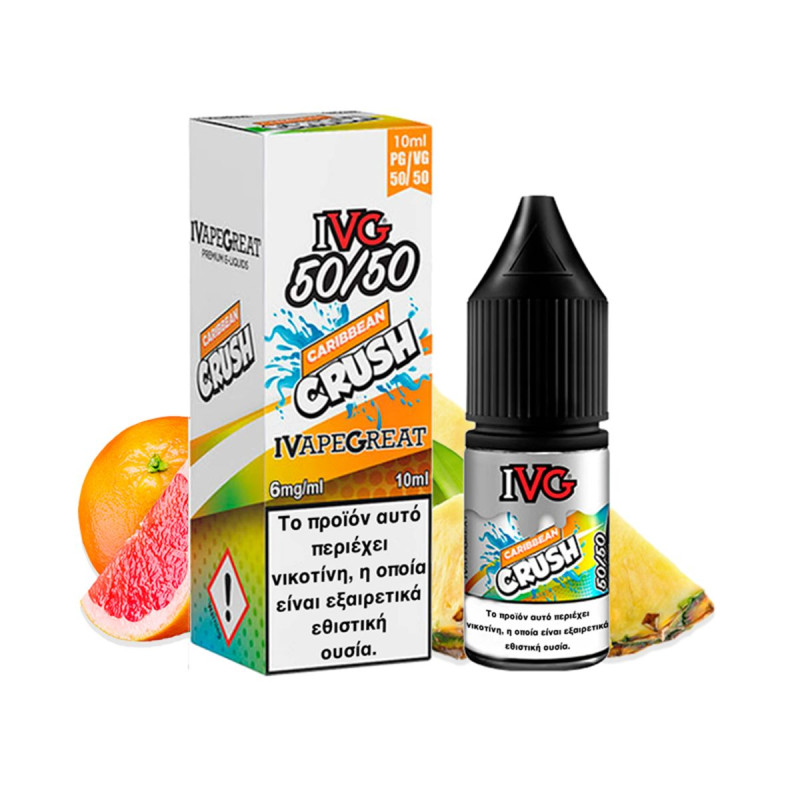 Υγρό Αναπλήρωσης IVG Caribbean Crush 10ml